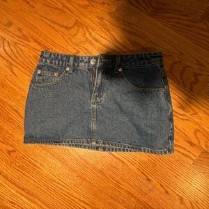 Edikted dark blue mini skirt